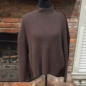 Prologue Women's Brown Mock Neck Sweater